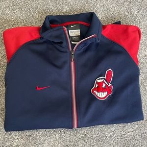 Nike Cleveland Indians Long Sleeve Jacket Size: M